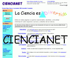 CIENCIANET: CIENCIA DIVERTIDA